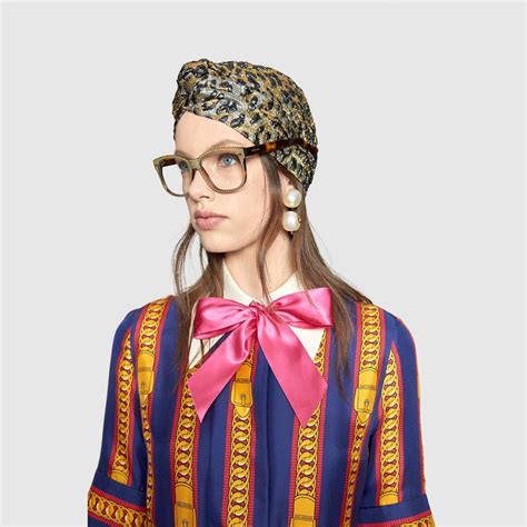 gucci leopard turban|Gucci turban headband.